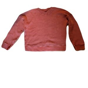 Madewell Thermal long sleeve in rusty orange women’s size small
